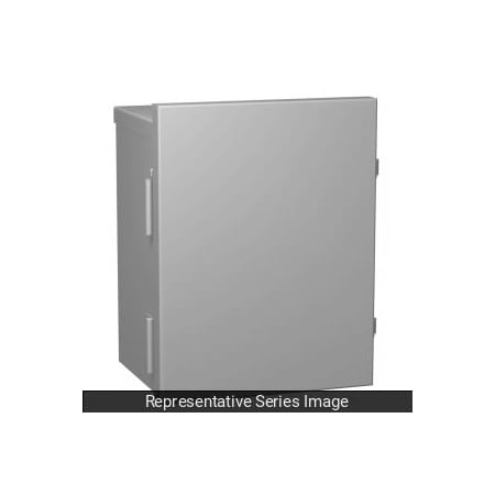 Hammond Type 3R Hinge Lift Off Cover, 20 x 20 x 8, Steel/Gray C3R20208HCLO